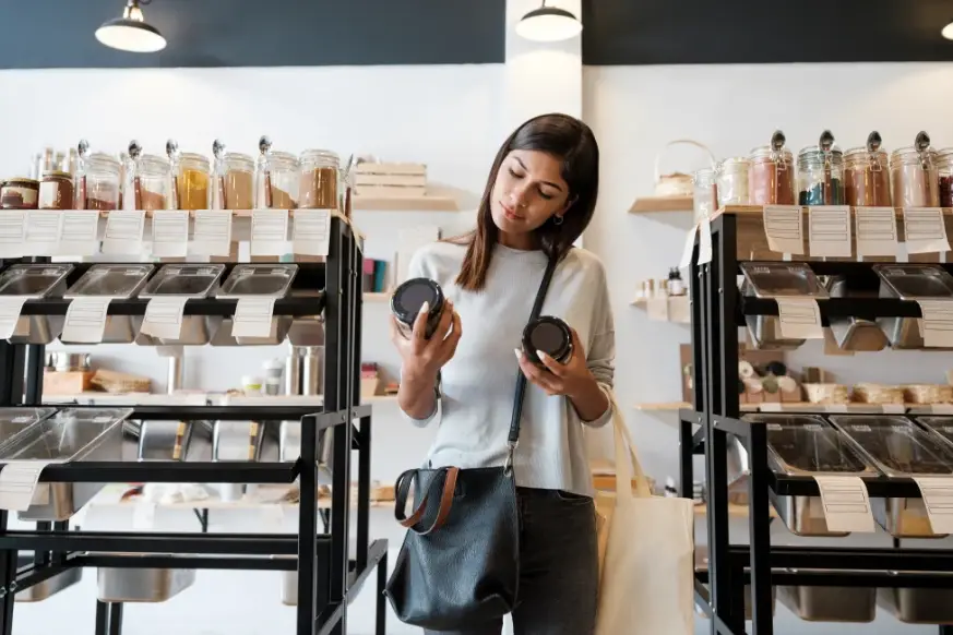 cliente compara productos