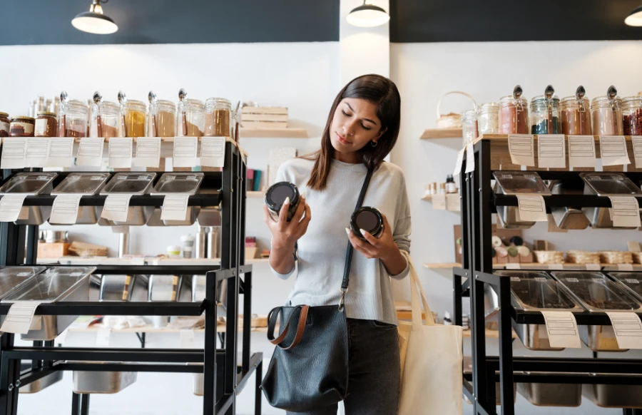 cliente compara productos